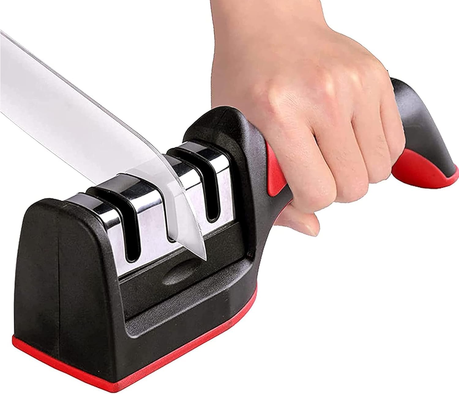 Adjustable 4 in 1 Manual Knives and Scissor Sharpener