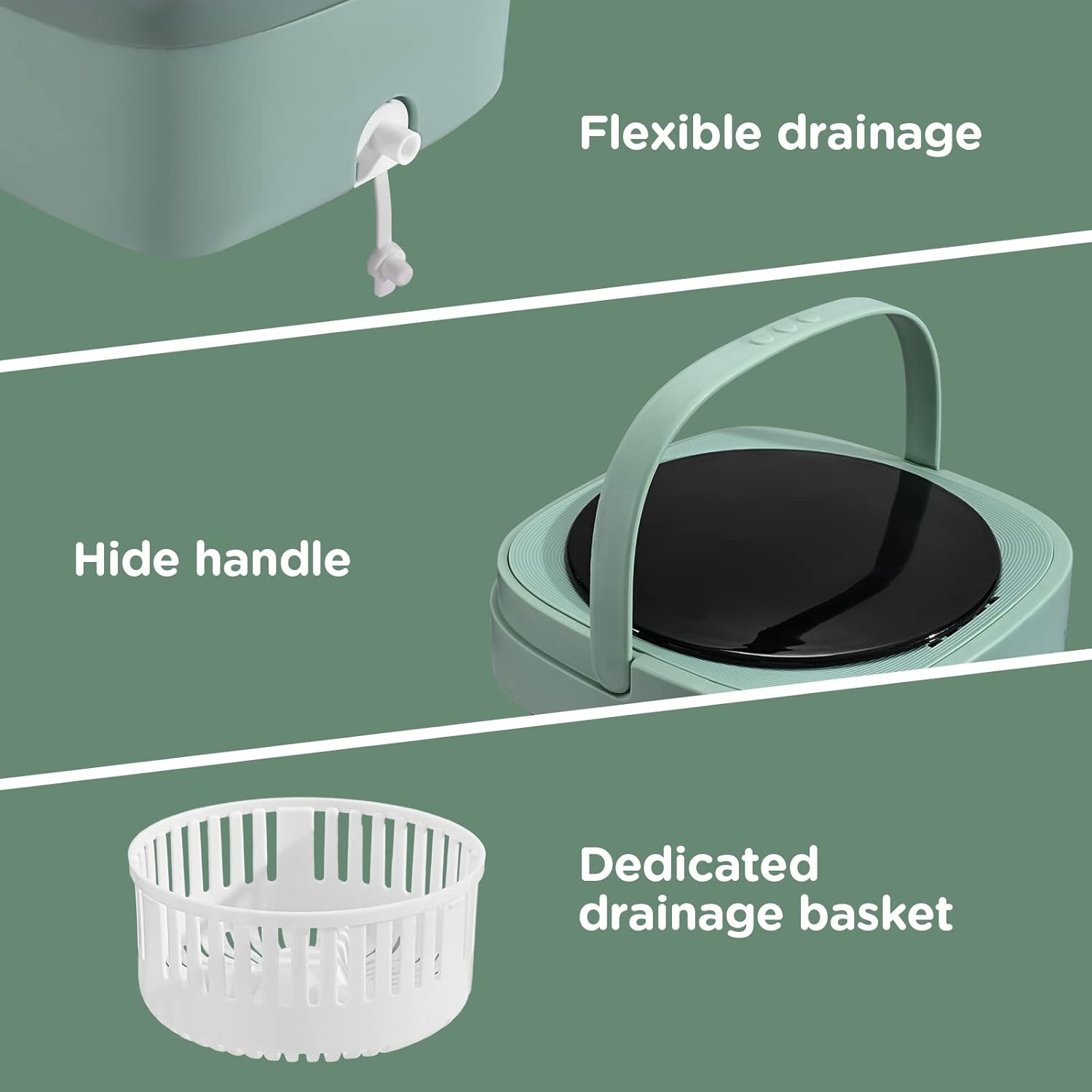 Foldable Electric Mini Washing Machine With Dryer Option