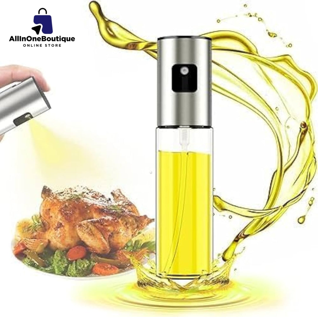 Oil Sprayer Transparent Glass Spray Bottle
