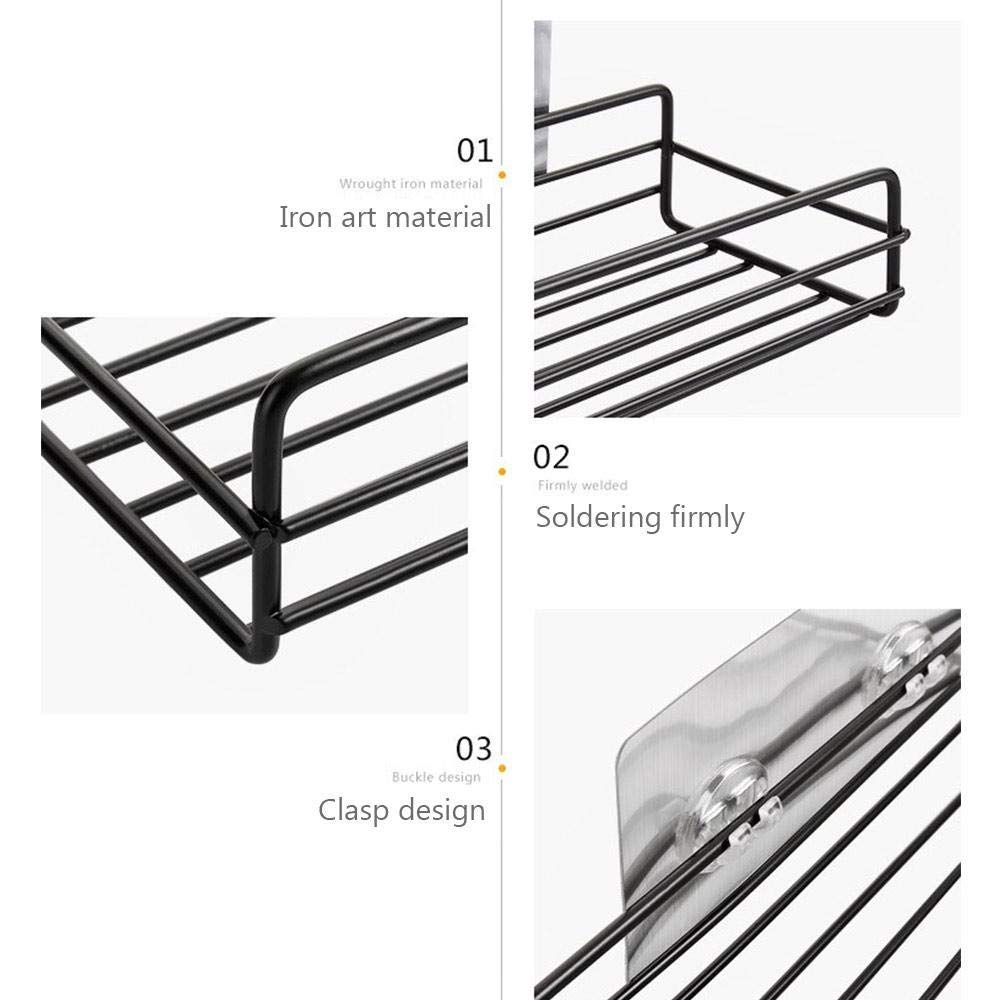 Self-adhesive Wall-Mounted Iron Shelf