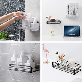 Self-adhesive Wall-Mounted Iron Shelf