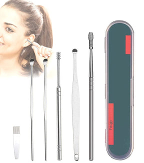 6 pcs Ear Wax Removal Kit-Stainless Steel Tool