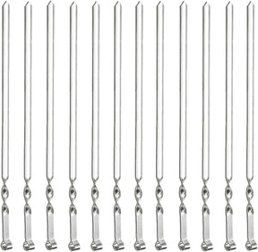 Barbecue Skewers Stainless Steel Sticks (Pack of 6)