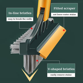 2 in 1 Cleaning Brush with wiper