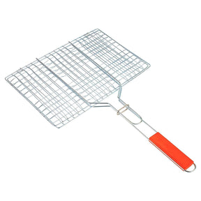 Complete BBQ Accessories 1 Piece Portable Grill 1 Piece Oil Spray Bottle 1 Piece Oil Bottle with Brush 1 Piece BBQ Clip Folder Grill (Pack of 6) Barbecue Skewers Stainless Steel Sticks