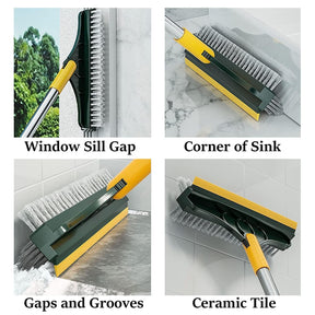 2 in 1 Cleaning Brush with wiper