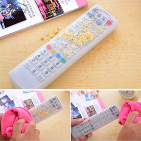 Silicone TV & Air Condition Remote Control Cover Protection Pouch Waterproof Fluorescence Dust Remote Control Cover(S,L)
