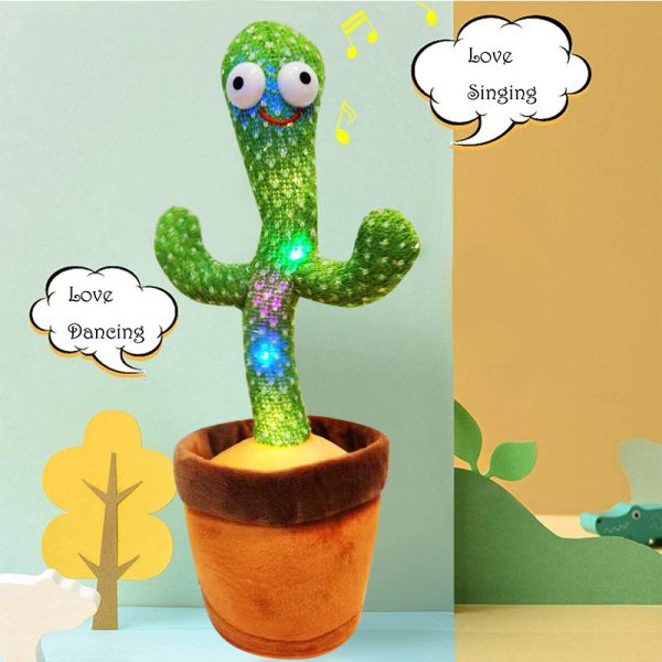 Cute Dancing and Talking Cactus Toy