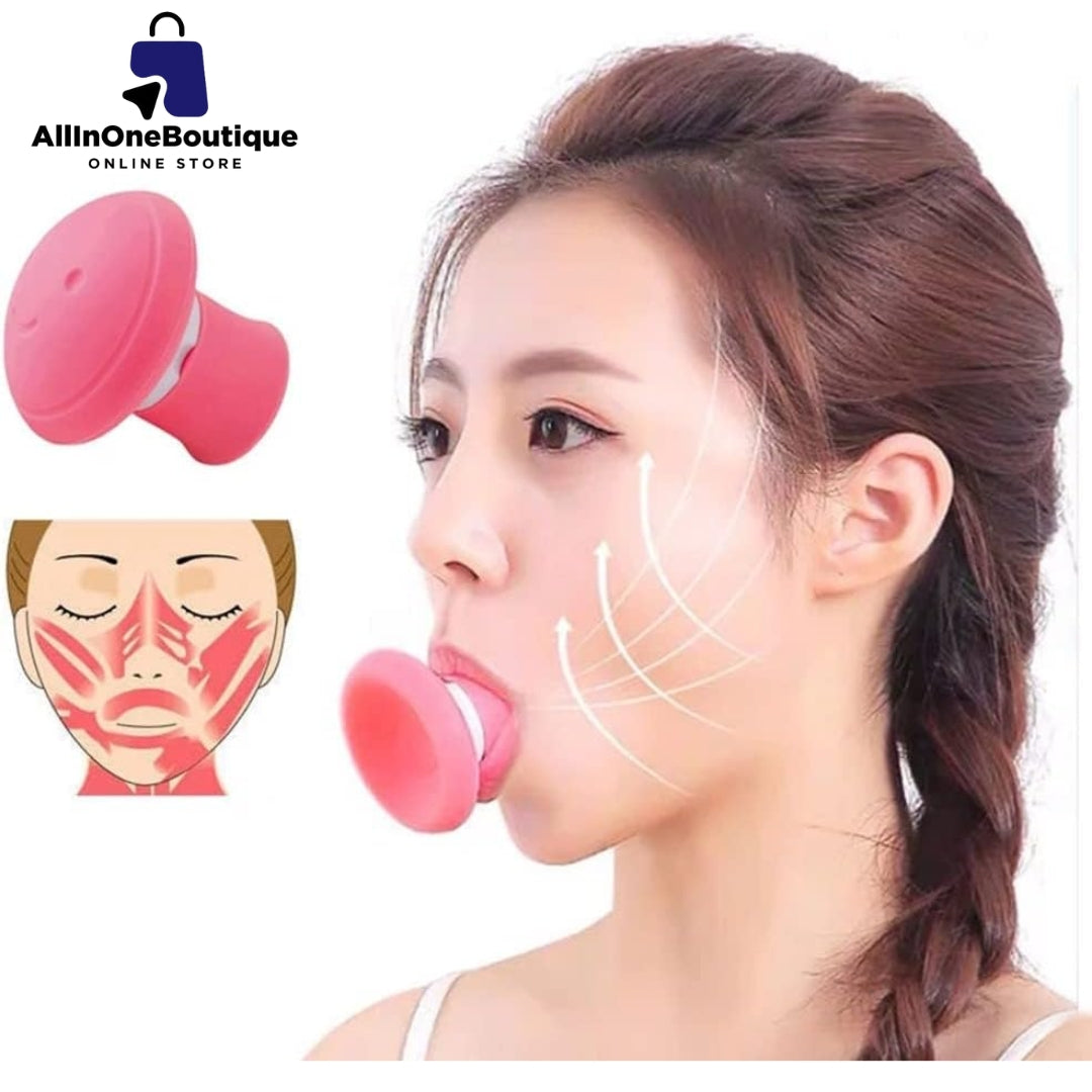 Facial Yoga for Skin Tighten Firm, Jaw Exerciser, Double Chin Breathing Exercise Device Jaw Face Slimmer