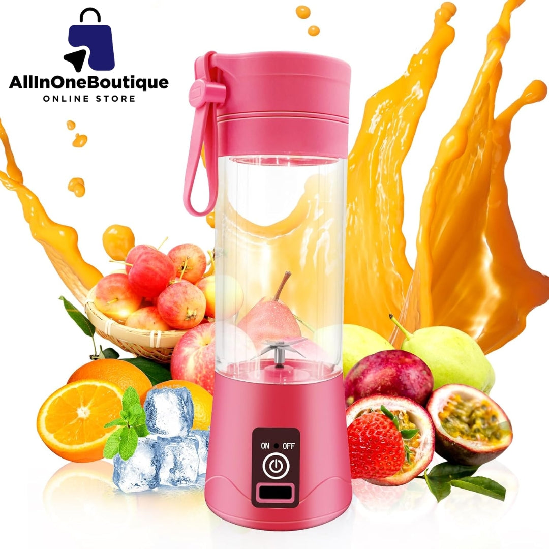 Portable Blender with USB Rechargeable Mini Fruit Juice Mixer, Personal Size Blender