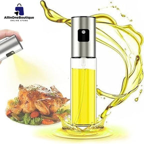 Oil Sprayer Transparent Glass Spray Bottle