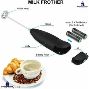 Durable Drink Mixer Handheld Coffee Blender, Electric Milk Further.