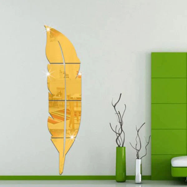 3D Acrylic Decor Mirror Wall Sticker for Dining Room Wall Decor