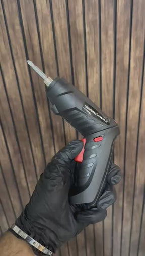 Cordless Screwdriver,1800mAh with 46 Accessories, USB Charger,Compact Box,DIY Gift,Electric Screwdriver Kit with 30 Short Heads,8 Handles